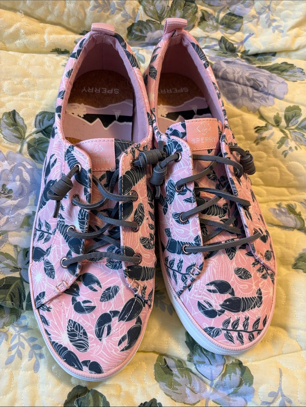 Sperry Pink Lobster /🦞Seacycled Sneakers🦞